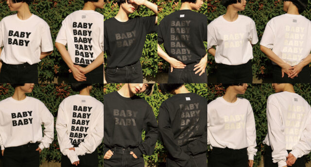 銀杏BOYZ × TANGTANG「BABY BABY Tシャツ」が復刻カラー＆新色で発売 